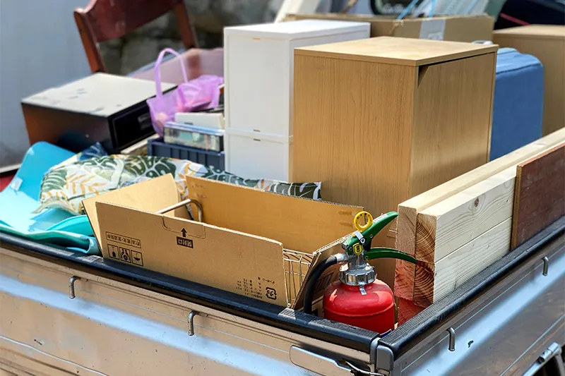 片付けから不用品回収まで一貫して受付